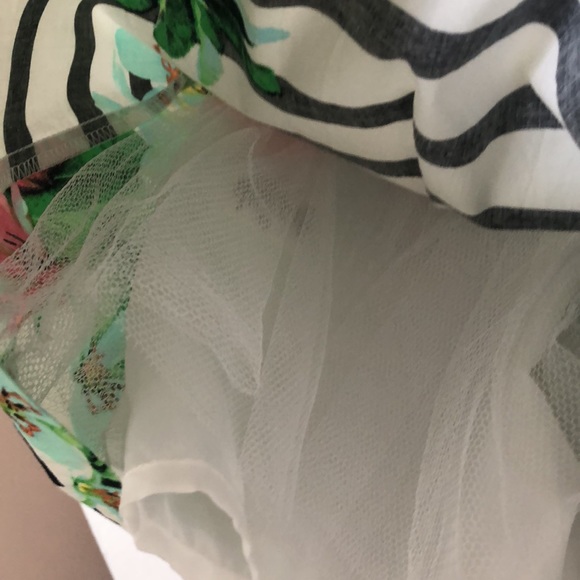 Chetta B Dress Sz 12, Fit And Flair Belted floral Summer Sleeveless with Pockets - Picture 6 of 6